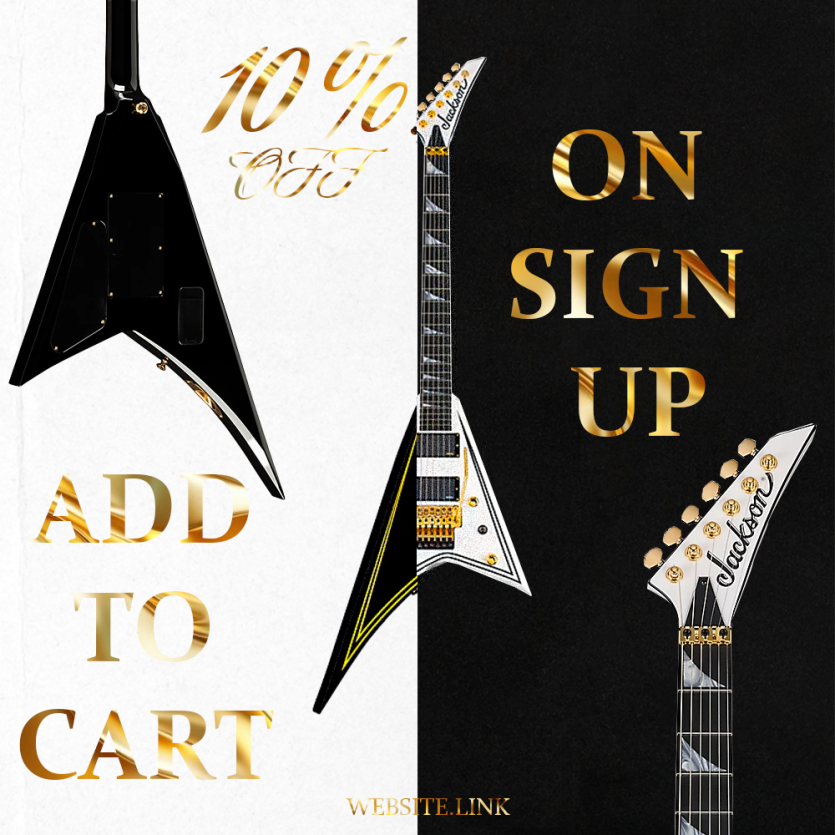 Jackson Guitars Add to Cart Sign Up Promotion